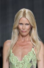 CLAUDIA SCHIFFER at Versace Fashion Show in Milan 09/22/2023