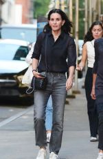 COURTENEY COX Out and About in New York 08/30/2023