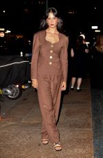 COURTNEY EATON Heading to Fossil 2023 NYFW in New York 09/06/2023