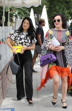 CRYSTAL MINKOFF and JENNIFER TILLY at The Ivy Restaurant in Los Angeles 09/22/2023