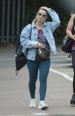 DANI DYER Leaves Gym with a Friend in London 09/12/2023
