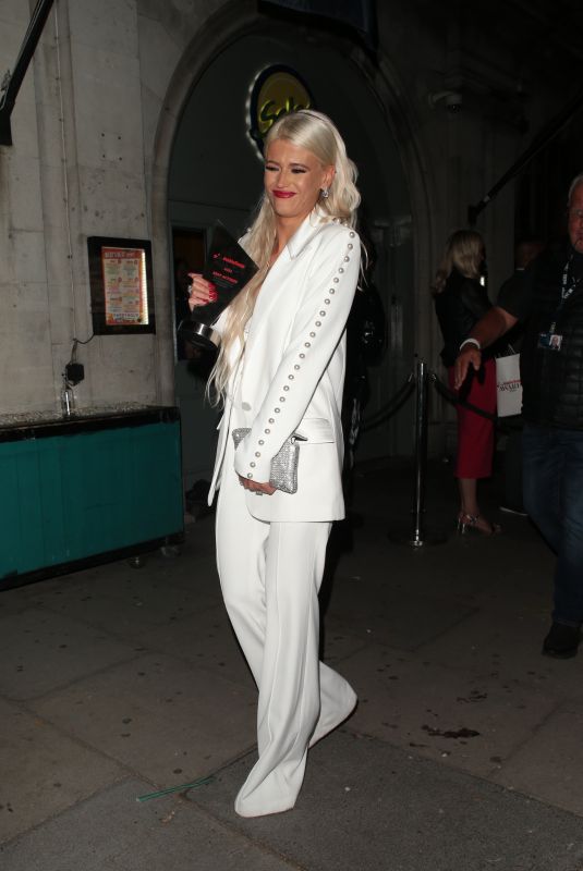 DANIELLE HAROLD Arrives at Inside Soap Awards 2023 at Salsa in London 09/25/2023