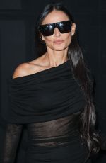 DEMI MOORE at Saint Laurent Womenswear SS24 Show at Paris Fashion Week 09/26/2023