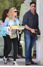 DENISE RICHARDS and Aaron Phypers at Prince St Pizza in Malibu 09/27/2023