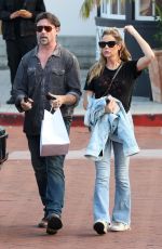 DENISE RICHARDS and Aaron Phypers on a Dinner Date at Lucky