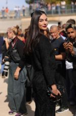 DEVA CASSEL Arrives at Christioan Dior Fashion Show at Paris Fashion Week 09/26/2023