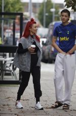 DIANNE BUSWELL and Bobby Brazier Head to Costa Coffee in London 09/18/2023