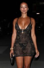 DRAYA MICHELE Arrives at Vogue x Xeomin Party in New York 09/07/2023