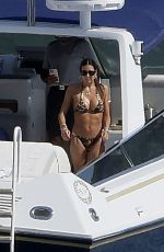 ELISABETTA GREGORACI in Bikini at a Boat in South of France 09/04/2023