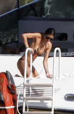 ELISABETTA GREGORACI in Bikini at a Boat in South of France 09/04/2023