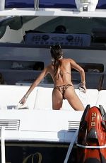 ELISABETTA GREGORACI in Bikini at a Boat in South of France 09/04/2023