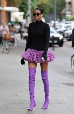 ELLA BALINSKA at David Koma Show at Tate Modern in London 09/16/2023