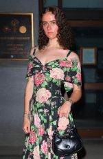 ELLA EMHOFF Leaves Dinner at Indochine in New York 09/06/2023