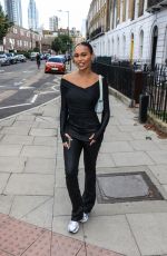 ELLA THOMA Out and About in London 09/18/2023