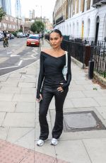 ELLA THOMA Out and About in London 09/18/2023