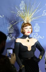 ELODIE FREGE Arrives at 125th Anniversary Evening of Hotel Ritz in Paris 09/14/2023