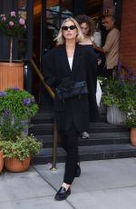 ELSA HOSK Leaves Hotel Barriere Le Fouquet’s in New York 09/07/2023