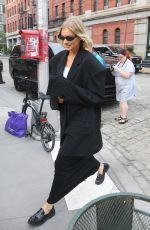 ELSA HOSK Leaves Hotel Barriere Le Fouquet’s in New York 09/07/2023