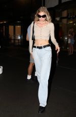 ELSA HOSK Leaves Retrofete Show at New York Fashion Week 09/11/2023