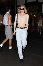 ELSA HOSK Leaves Retrofete Show at New York Fashion Week 09/11/2023