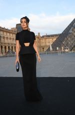 EMERAUDE TOUBIA at Lancome x Louvre Photocall at Paris Fashion Week 09/26/2023