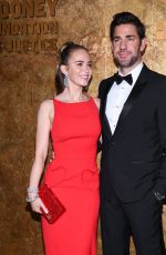 EMILY BLUNT and John Krasinski at Clooney Foundation for Justice’s The Albies in New York 09/28/2023