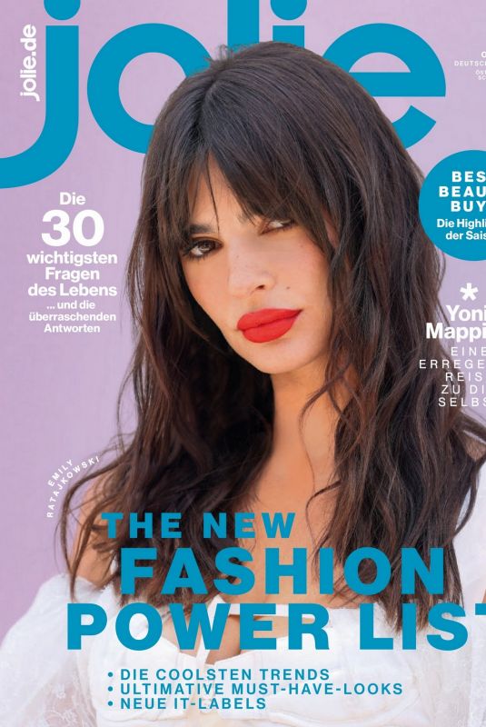 EMILY RATAJKOWSKI in Jolie Magazine, October 2023