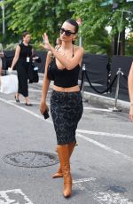 EMILY RATAJKOWSKI Leaves Michael Kors SS24 Show at New York Fashion Week 09/11/2023