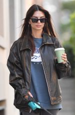EMILY RATAJKOWSKI Out for Coffee and a Dog Walk in New York 09/20/2023
