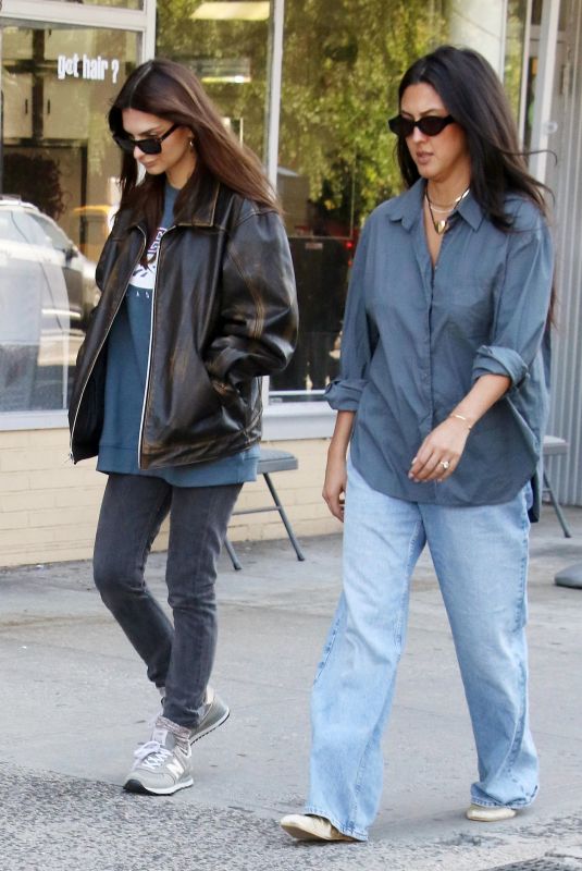 EMILY RATAJKOWSKI Out with a Friend in New York 09/20/2023