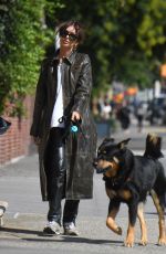 EMILY RATAJKOWSKI Out with Her Dog in New York 09/27/2023