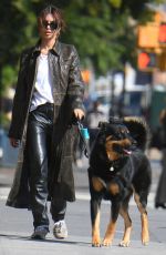 EMILY RATAJKOWSKI Out with Her Dog in New York 09/27/2023