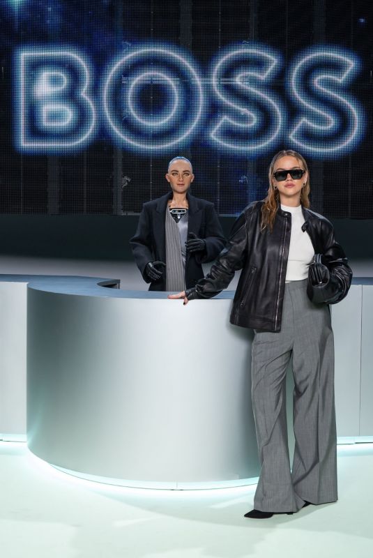 EMMA BROOKS at Boss Spring/summer 2024 Fashion Show in Milan 09/22/2023