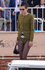 EMMA CORRIN Leaves Miumiu Women