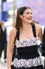 EMMA RADUCANU Arrives at Christian Dior Fashion Show in Paris 09/26/2023