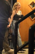 EMMA ROBERTS Arrives at Jodie Turner-Smith