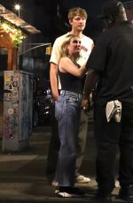 EMMA ROBERTS Arrives at Jodie Turner-Smith