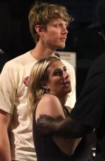 EMMA ROBERTS Arrives at Jodie Turner-Smith