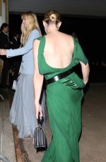 EMMA ROBERTS Leaves Ralph Lauren Show at New York Fashion Week 09/08/2023