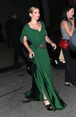 EMMA ROBERTS Leaves Ralph Lauren Show at New York Fashion Week 09/08/2023