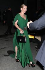 EMMA ROBERTS Leaves Ralph Lauren Show at New York Fashion Week 09/08/2023