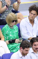 EMMA WATSON and ANA WINTOUR at US Open in New York 09/05/2023