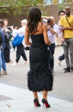 EMMA WEYMOUTH Arrives at David Coma Fashion Show in London 09/16/2023