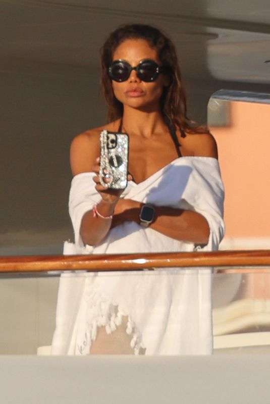 EMMA WEYMOUTH at a Yacht in Saint-Tropez 08/31/2023