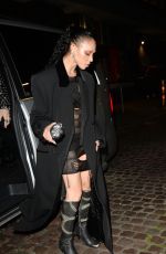 FKA TWIGS Arrives at Chiltern Firehouse in London 09/14/2023