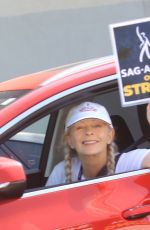 FRANCES FISHER at SAG Strike at Paramount Studios in Hollywood 09/08/2023