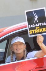 FRANCES FISHER at SAG Strike at Paramount Studios in Hollywood 09/08/2023
