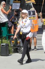 FRANCES FISHER Supports SAG Strike at Netflix in Hollywood 09/26/2023