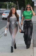 FRANKIE and DEMI SIMS Out and About in Los Angeles 09/18/2023