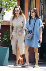 FREIDA PINTO Out for Lunch with a Friend at Little Dom